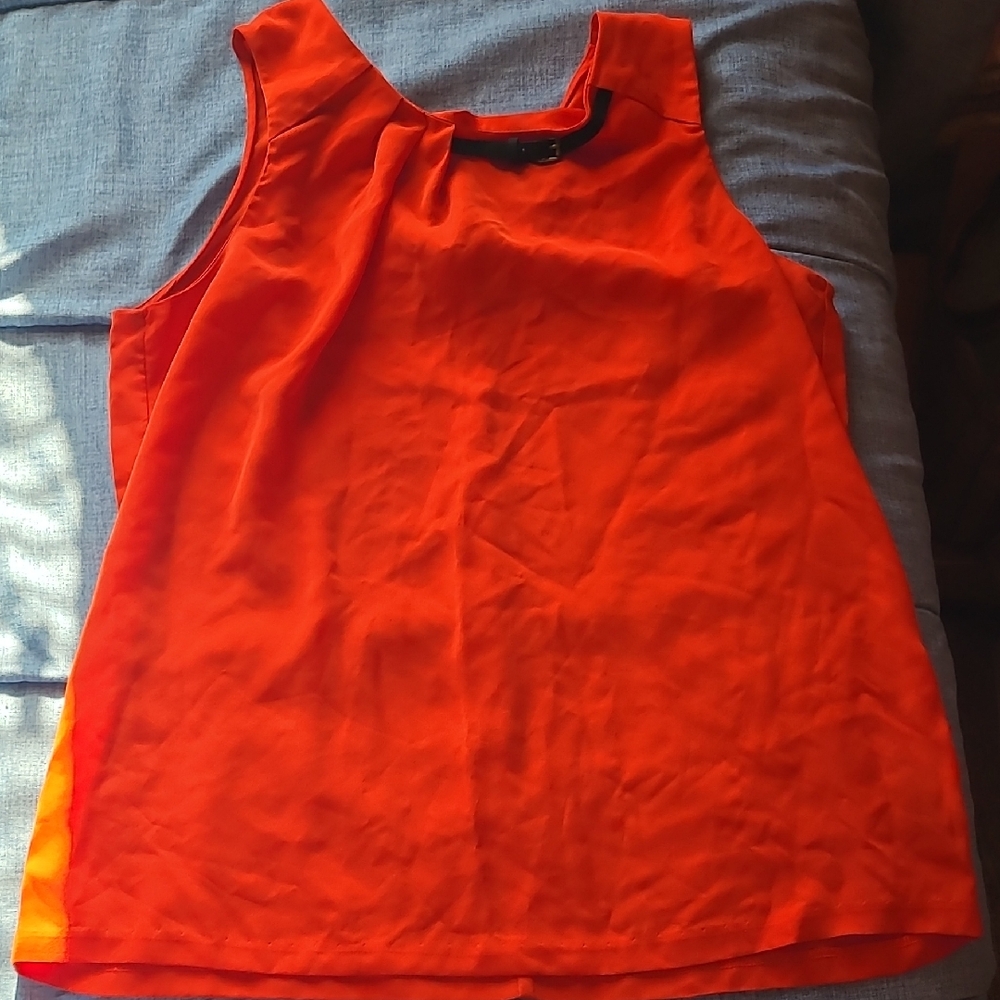 Burnt Orange Sleeveless Top